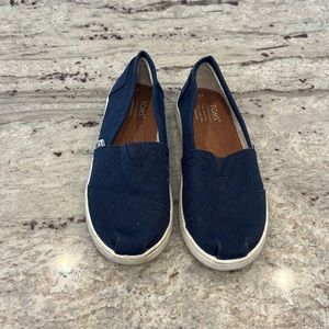 Toms - Youth Alpargata Canvas - Navy